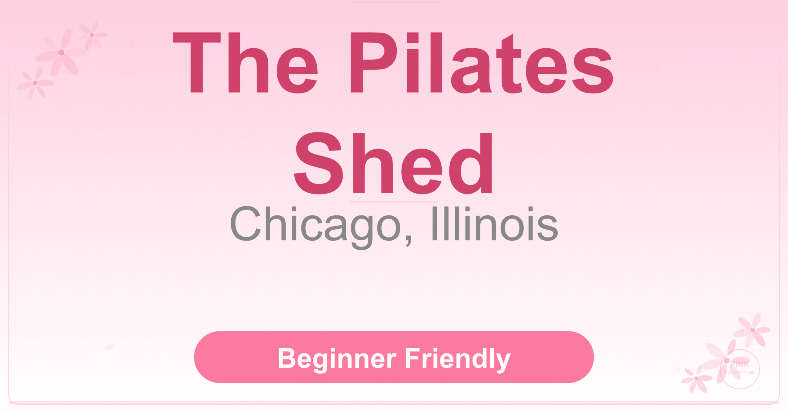 The Pilates Shed Pilates Studio