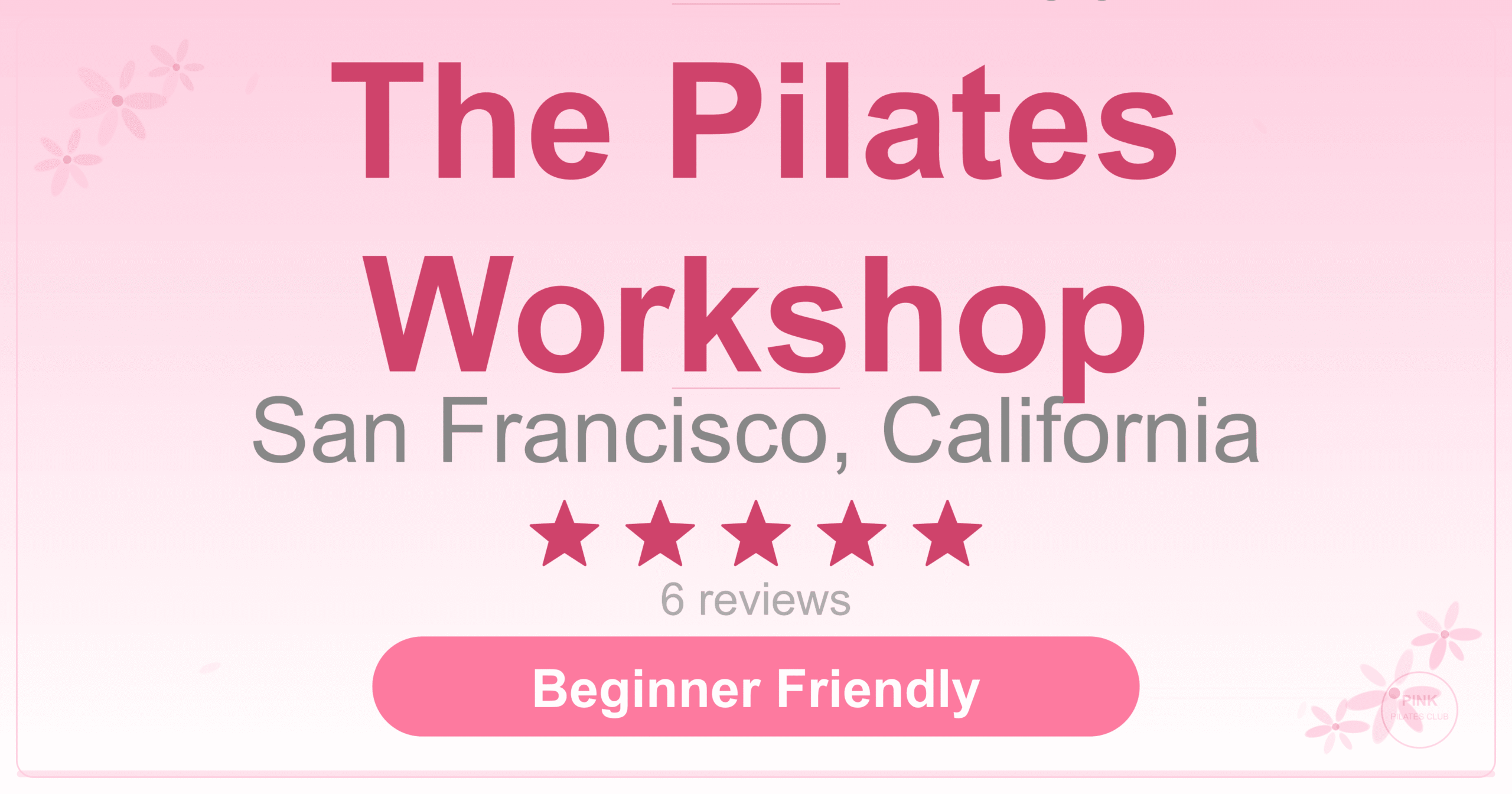 The Pilates Workshop Pilates Studio