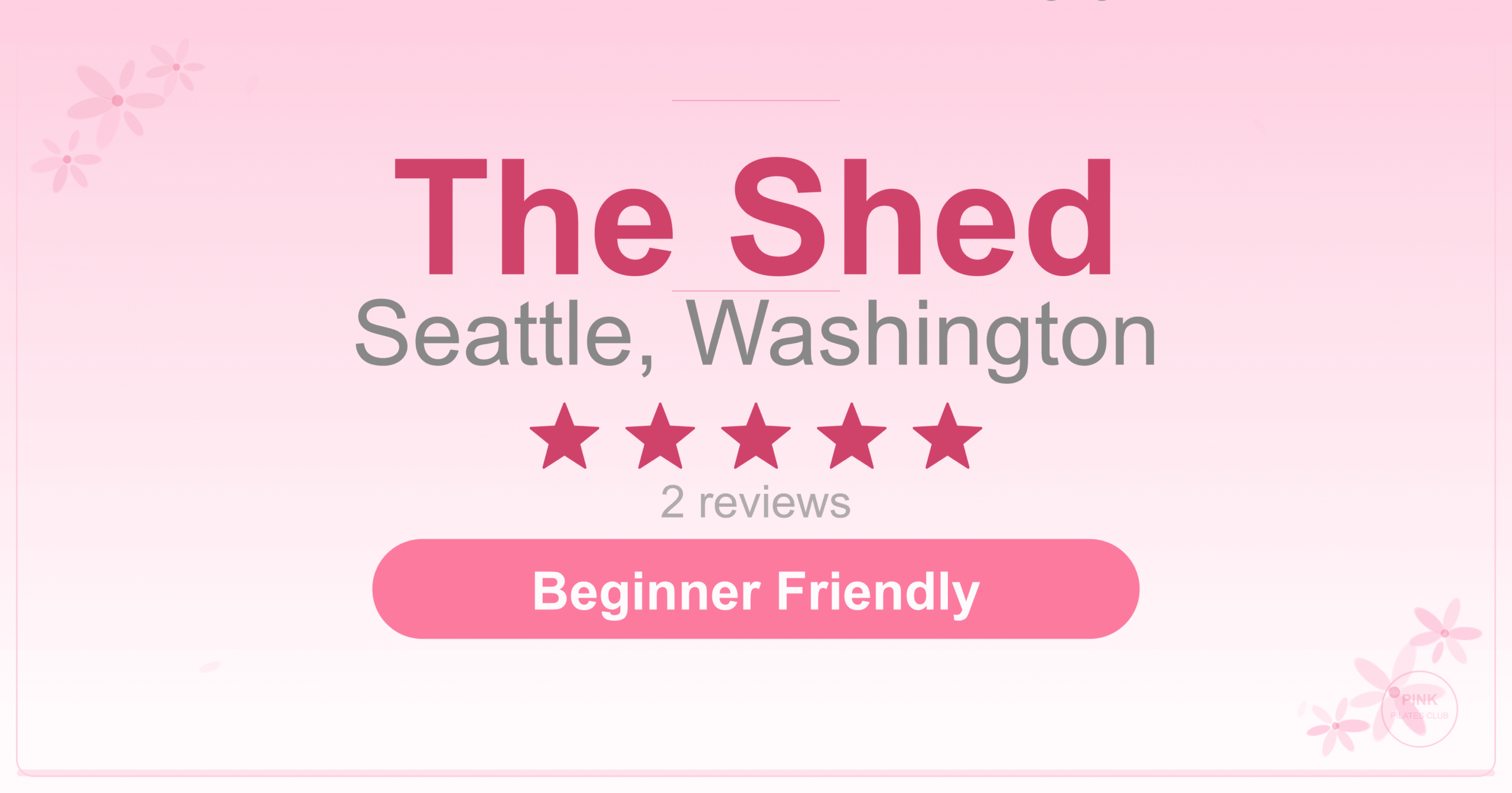 The Shed Pilates Studio