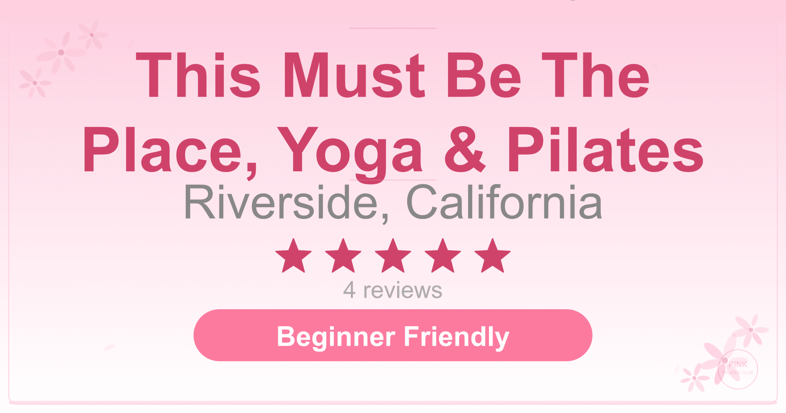 This Must Be The Place, Yoga & Pilates Pilates Studio