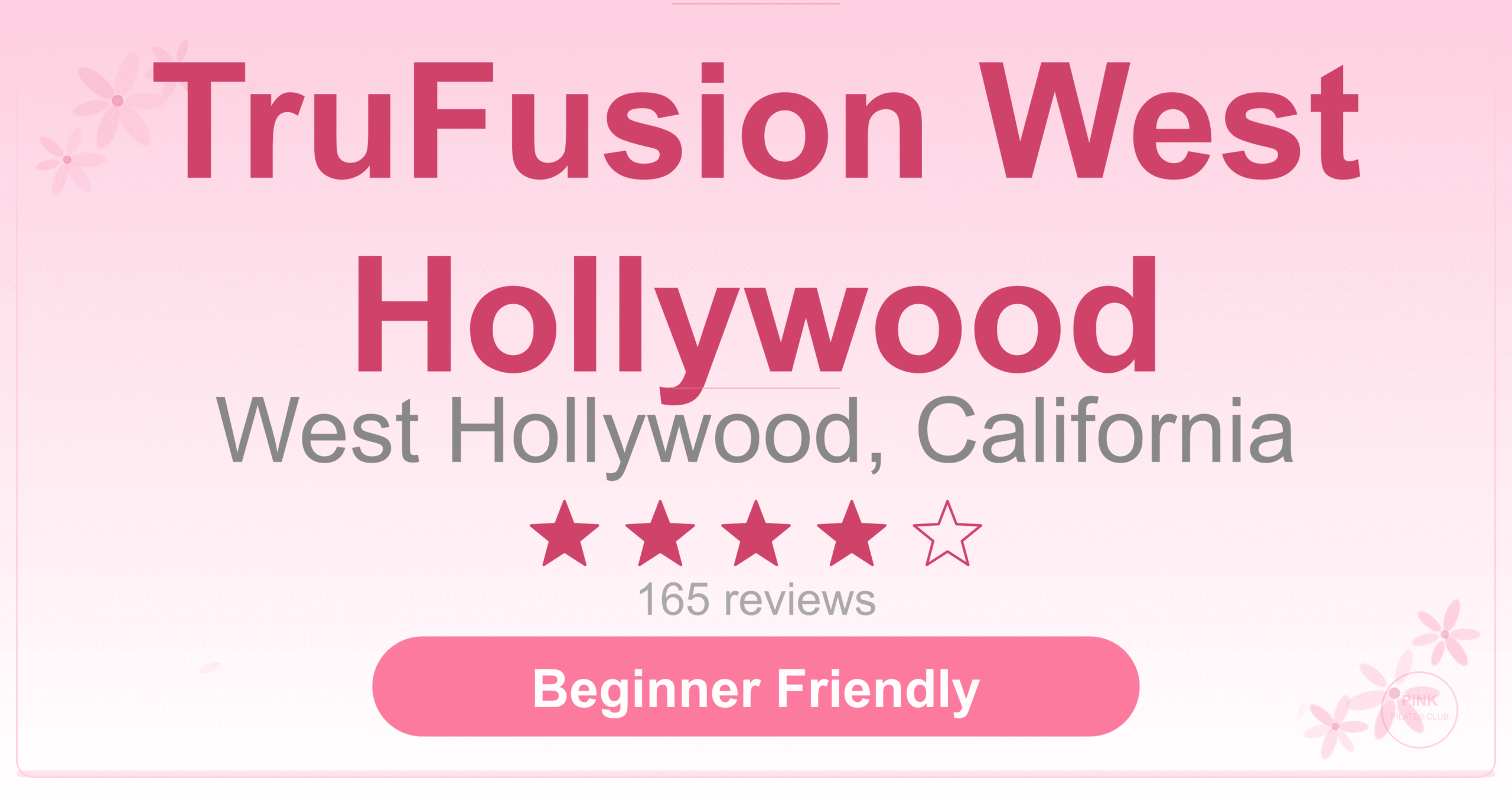 TruFusion West Hollywood Pilates Studio