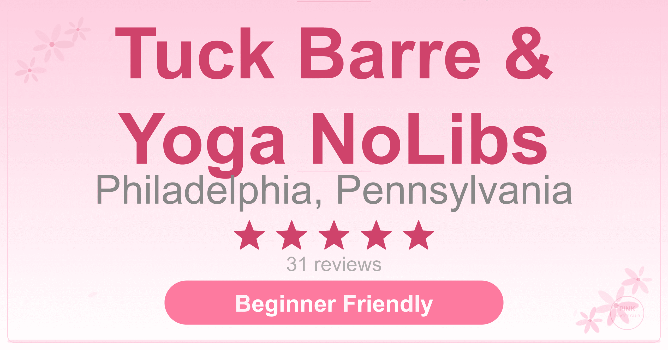 Tuck Barre & Yoga NoLibs Pilates Studio