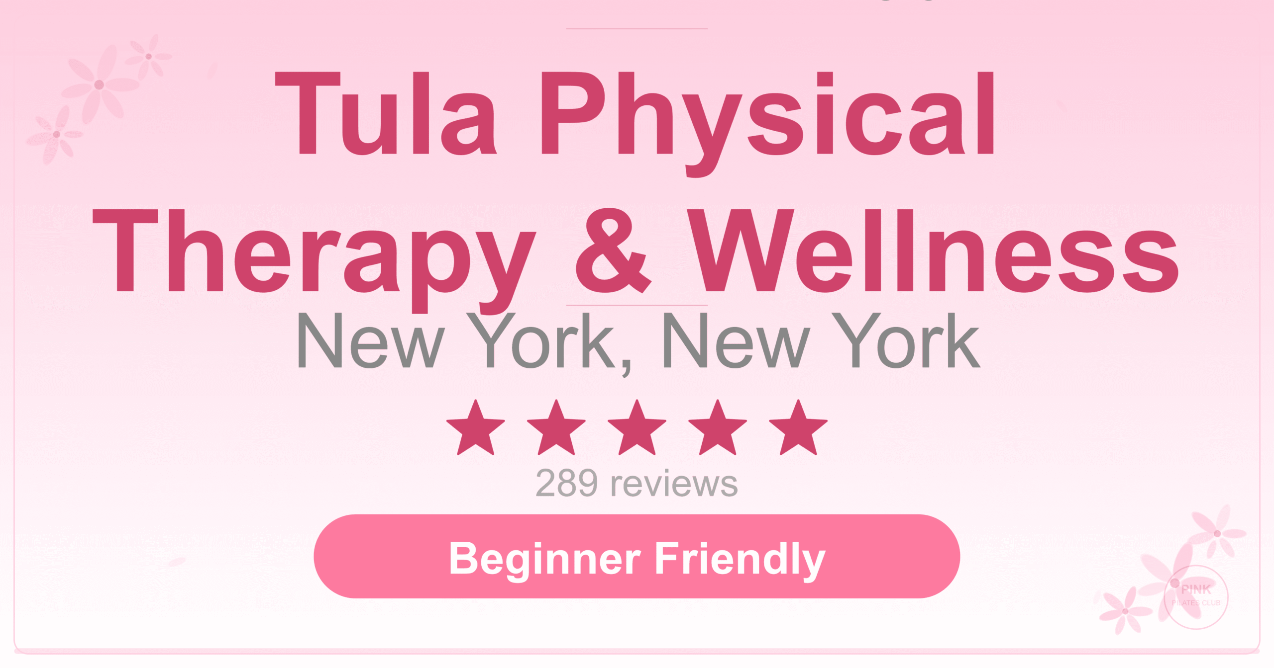 Tula Physical Therapy & Wellness Pilates Studio