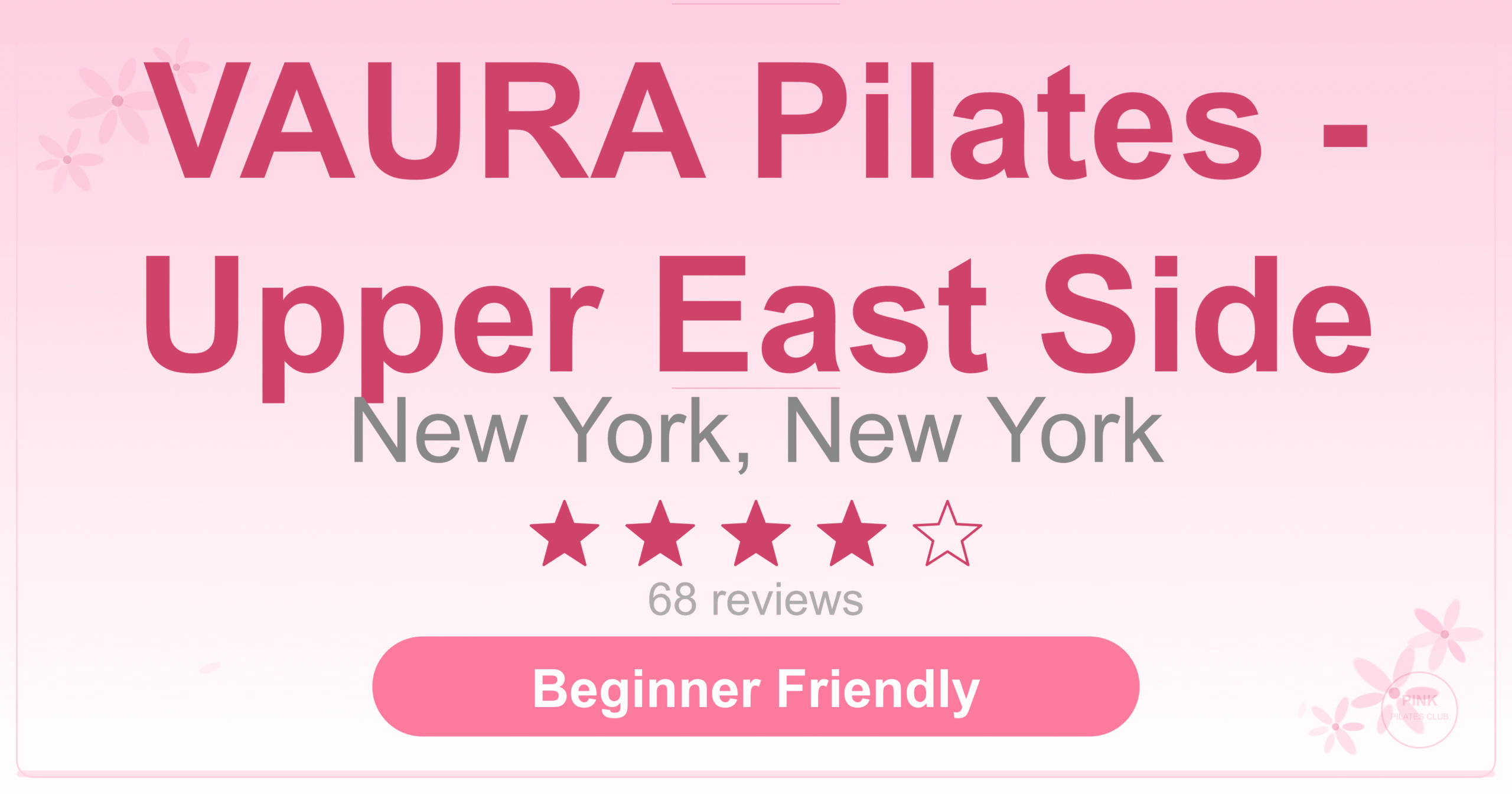 VAURA Pilates – Upper East Side Pilates Studio
