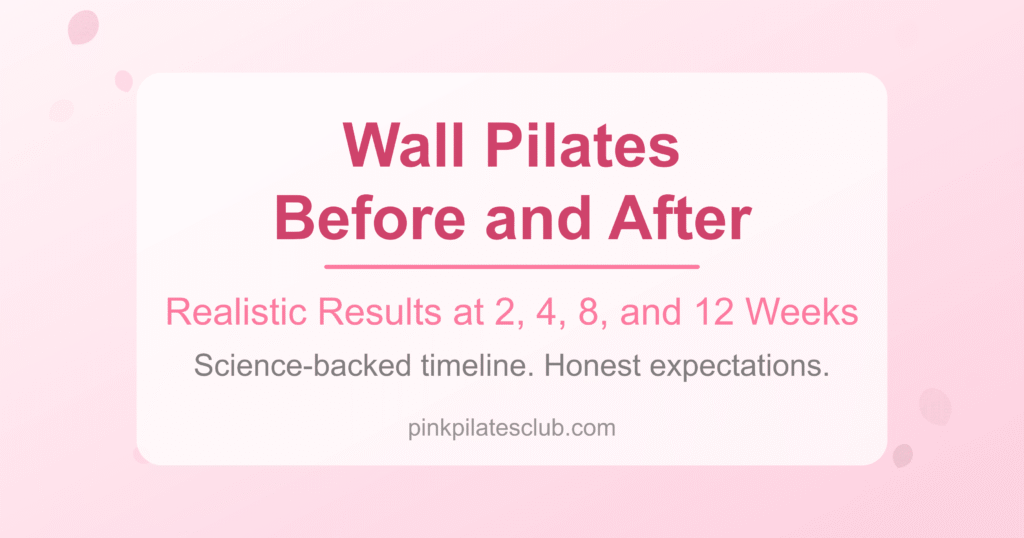 Wall Pilates Before and After: Realistic Results at 2, 4, 8, and 12 Weeks