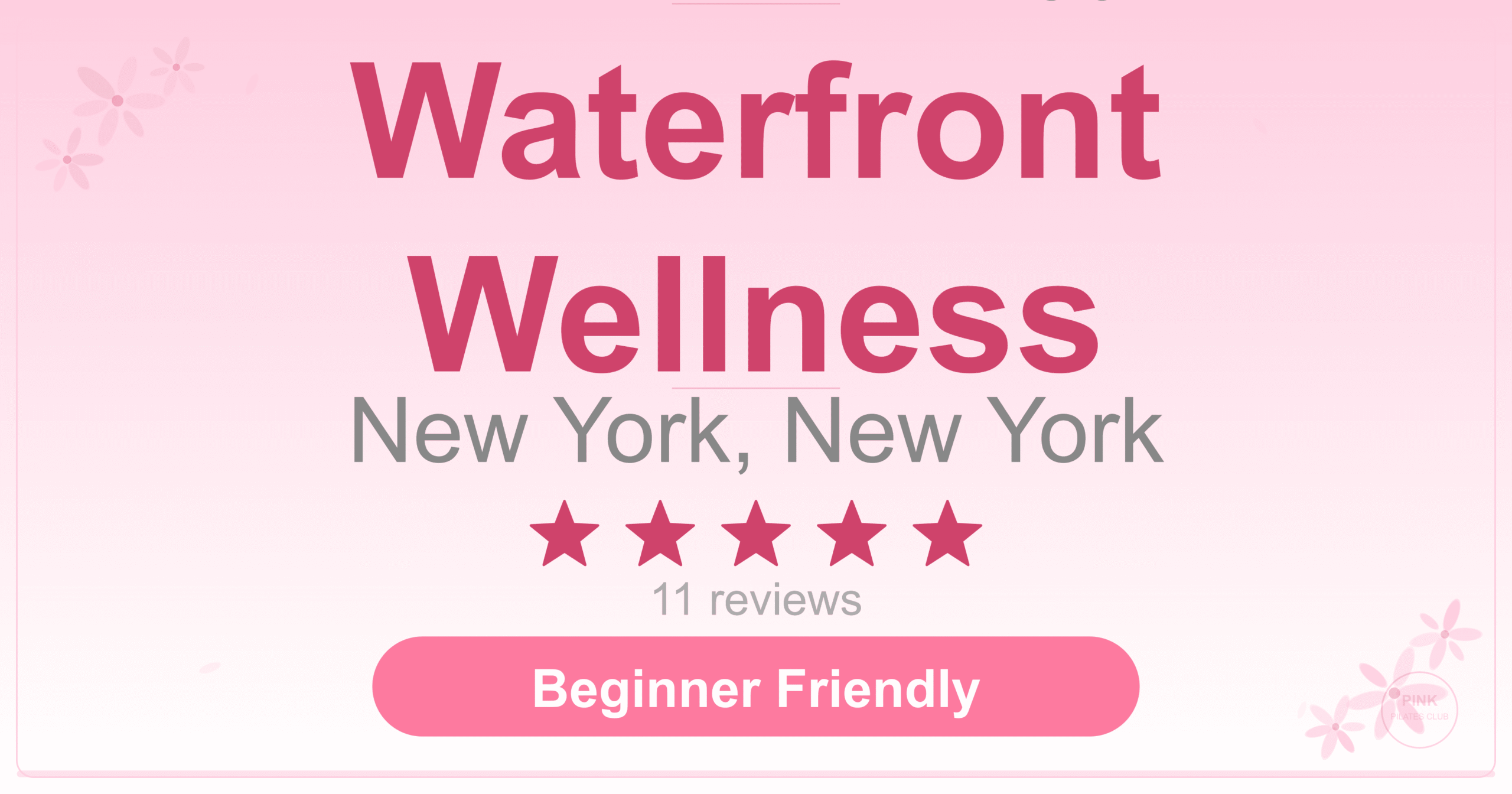 Waterfront Wellness Pilates Studio
