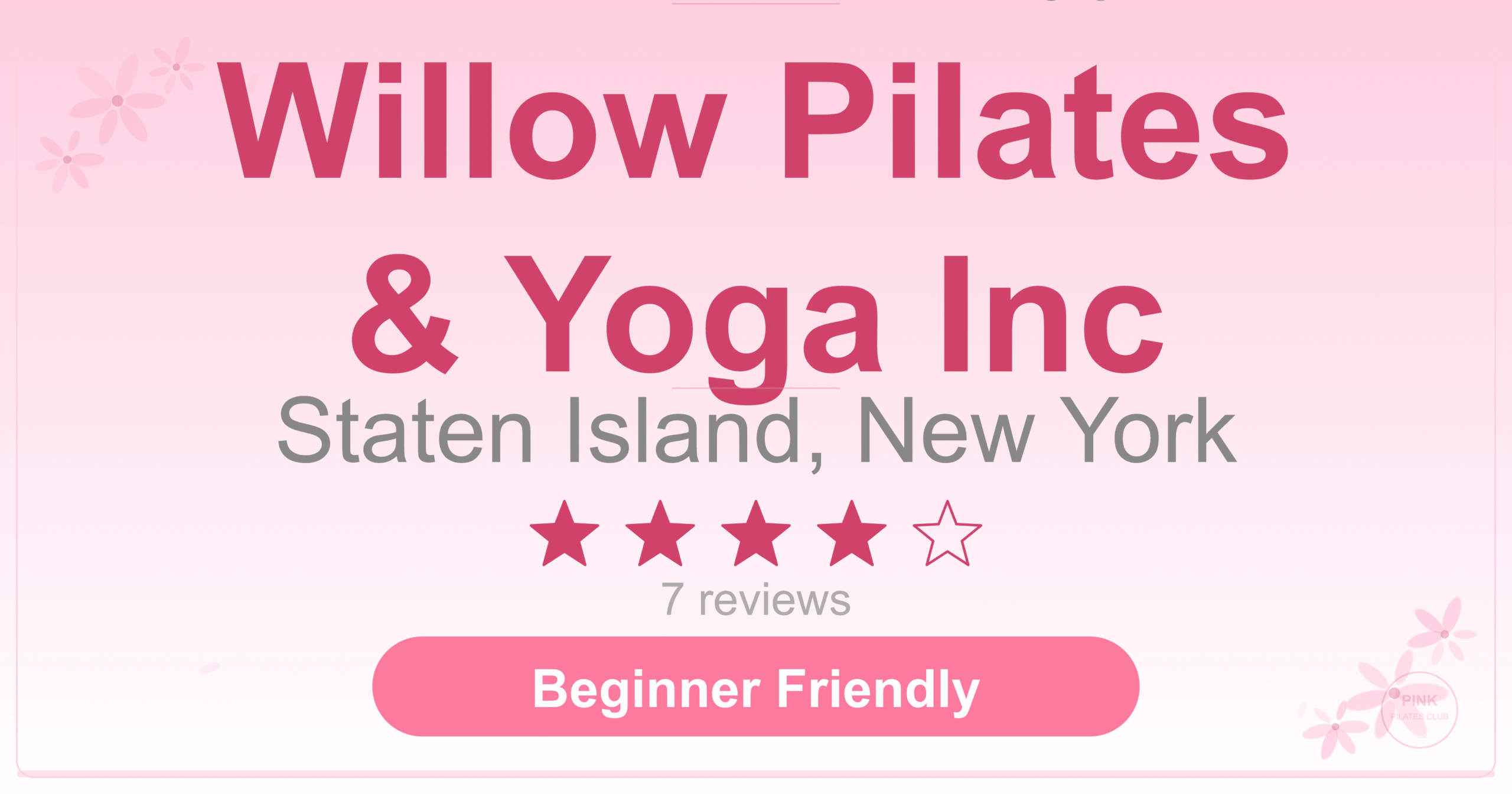 Willow Pilates & Yoga Inc Pilates Studio