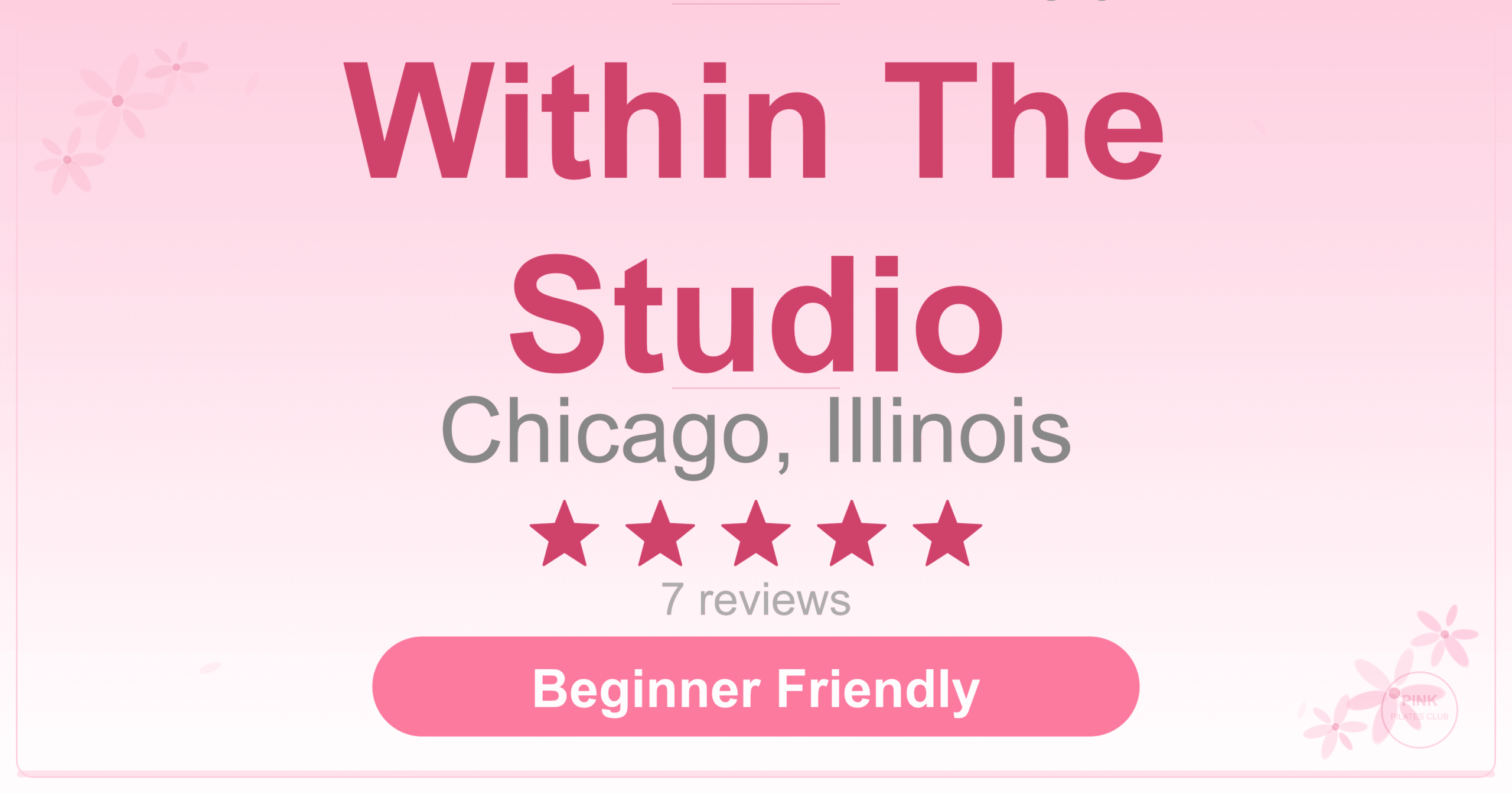 Within The Studio Pilates Studio