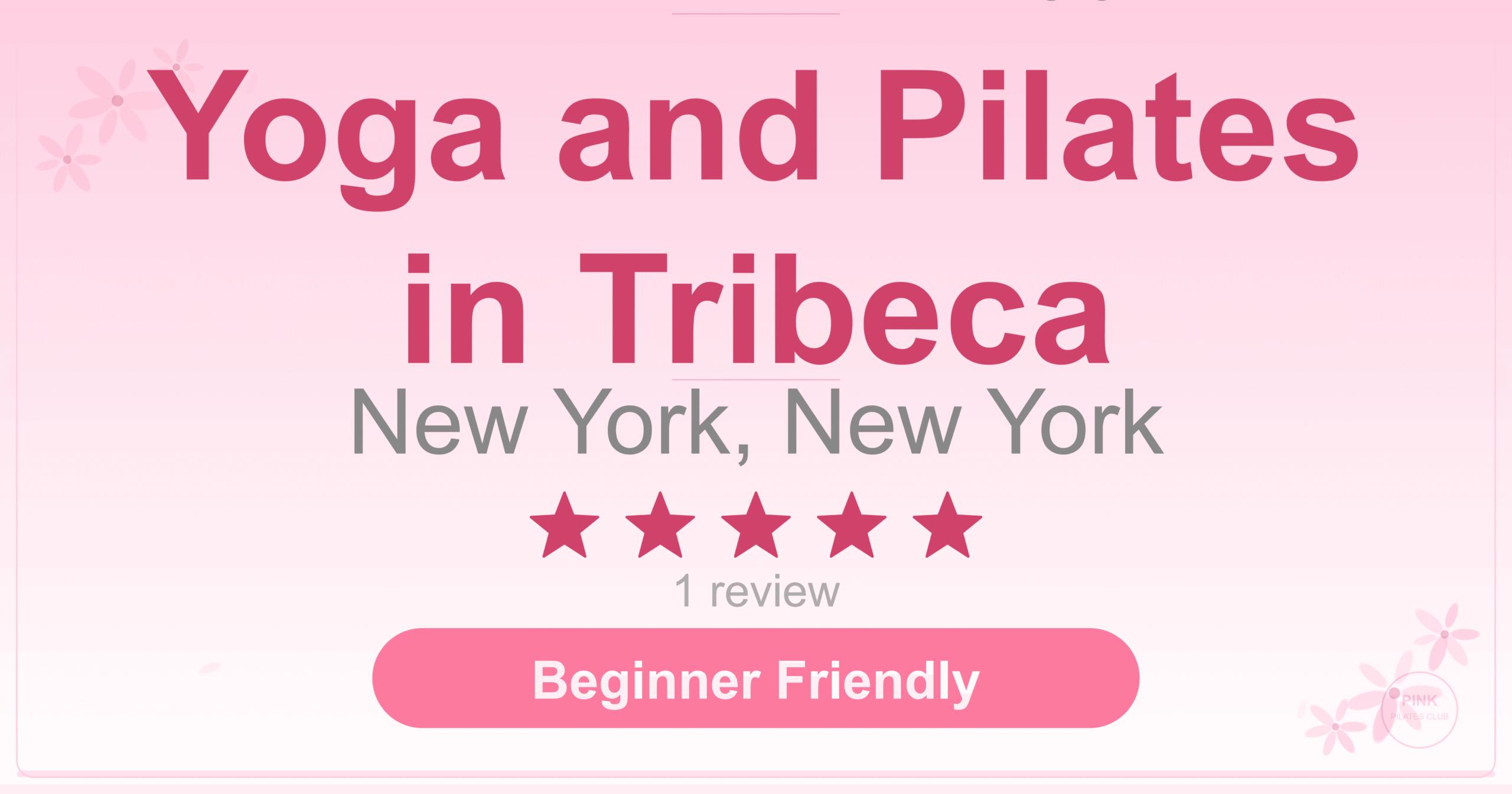 Yoga and Pilates in Tribeca Pilates Studio