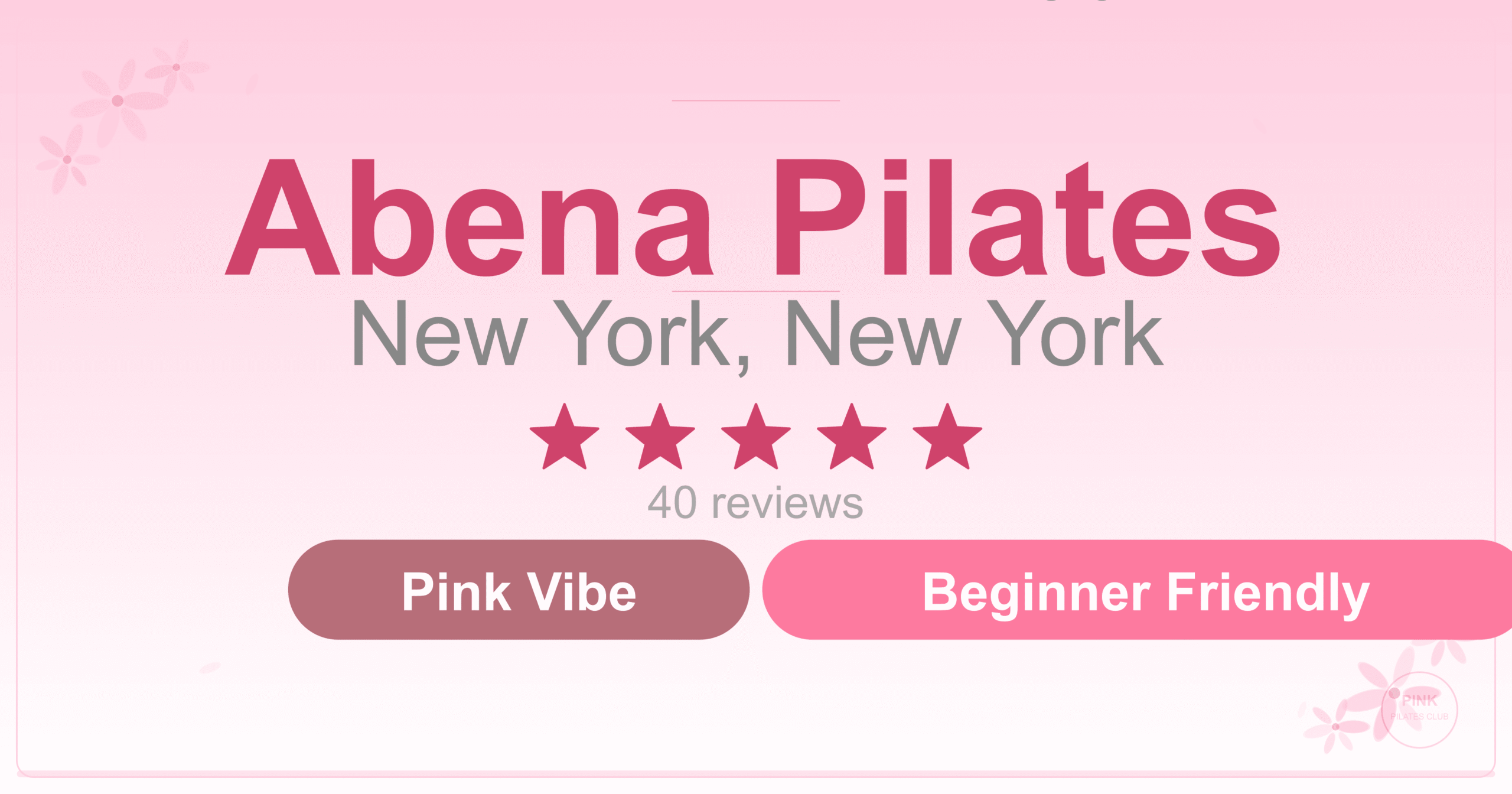 Abena Pilates in New York: The Complete Pilates Princess Review