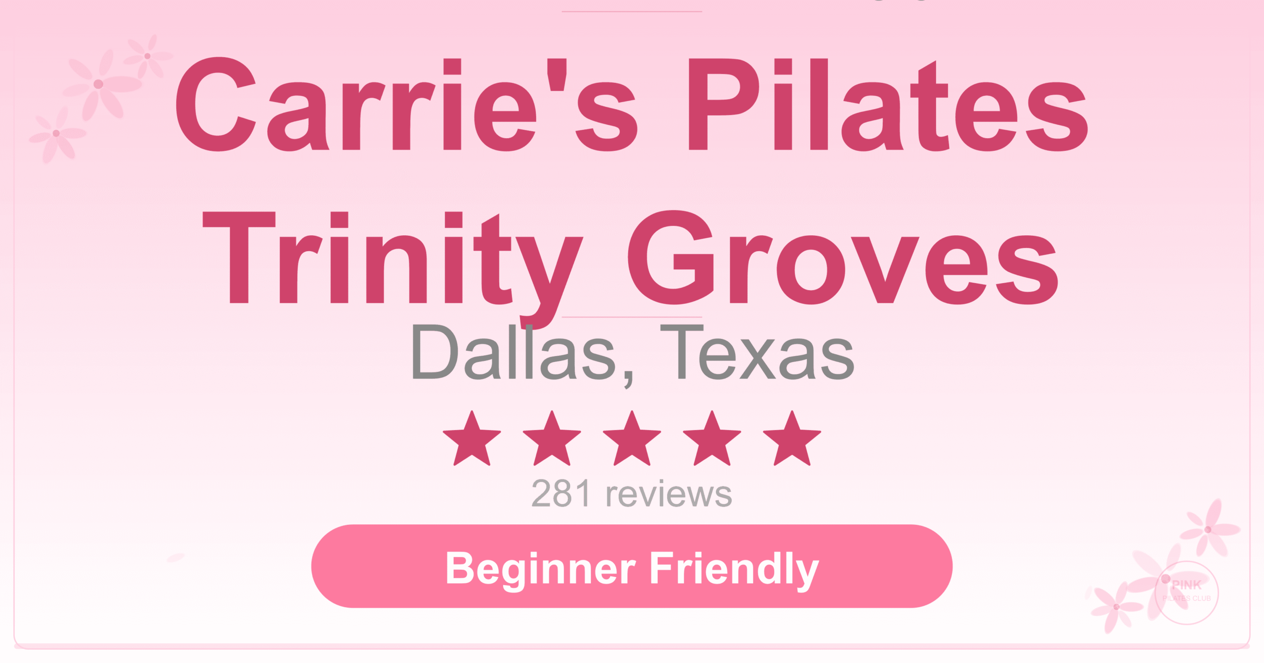 Carrie’s Pilates Plus Trinity Groves Dallas: The Complete Pilates Princess Review