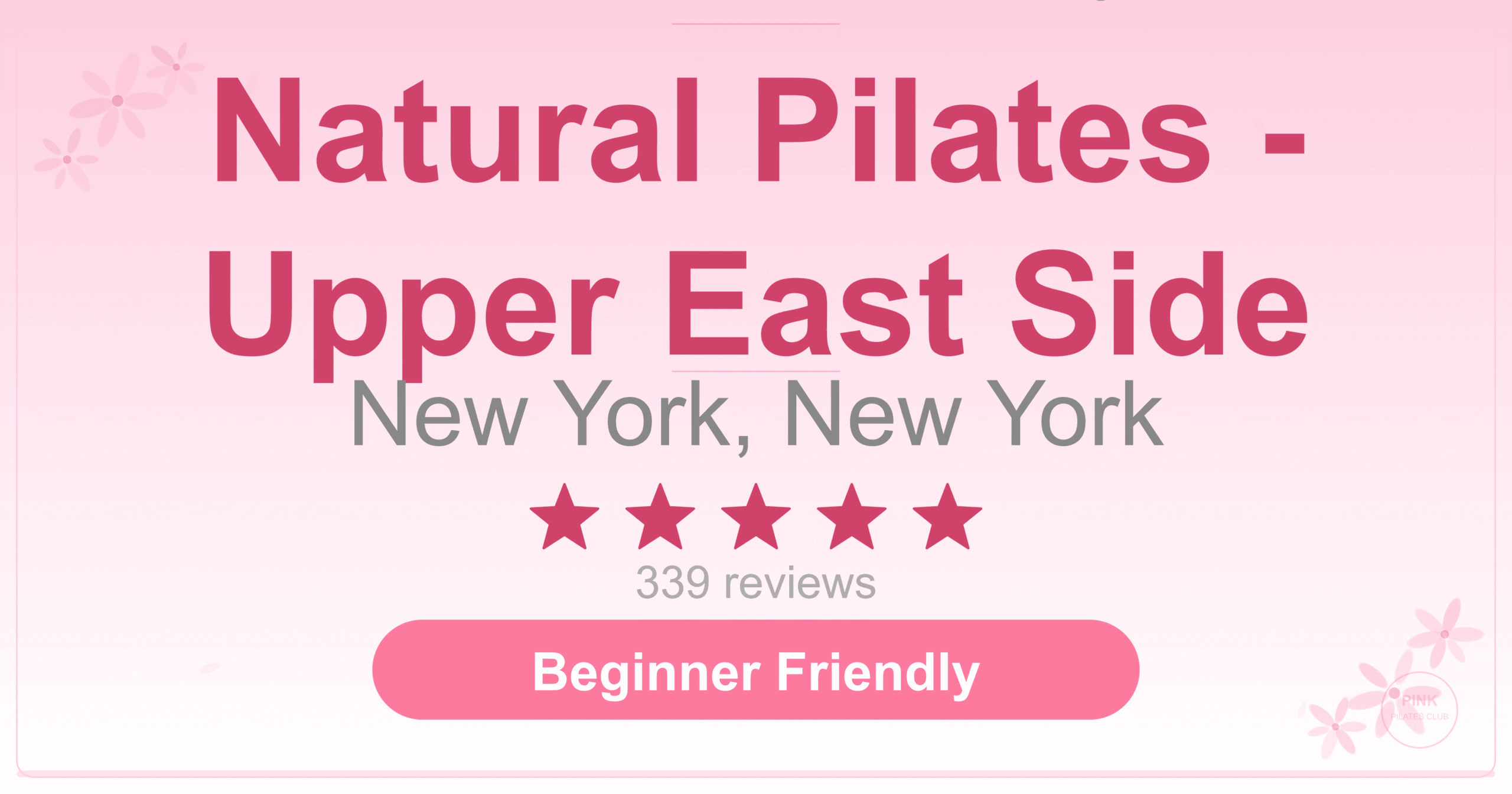 Natural Pilates Upper East Side NYC: The Complete Pilates Princess Review
