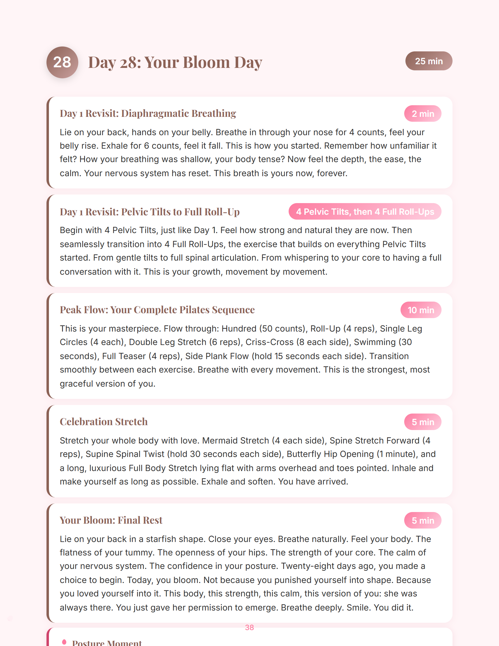 Anti-Bloat Quick Reference cheat sheet from 28-Day Flat Tummy Reset